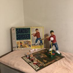Vintage 1968 Milton Bradley Sandlot Slugger #4850 Slugging Sam Mechanical Works