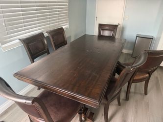 Table and chairs
