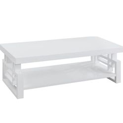 White Lacquer Coffee Table