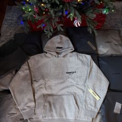 Dark Oatmeal Essential Hoodies