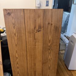 Finished Wood, Coffee Table, Top And Lower Shelf No Legs