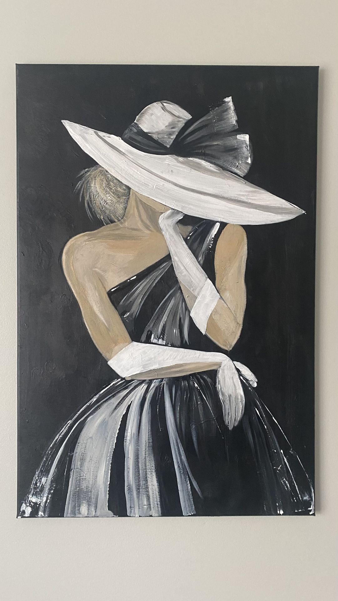 Girl Hand Oil Painting