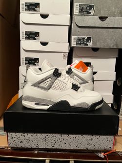 Air Jordan 4 White Cement Size 10.5