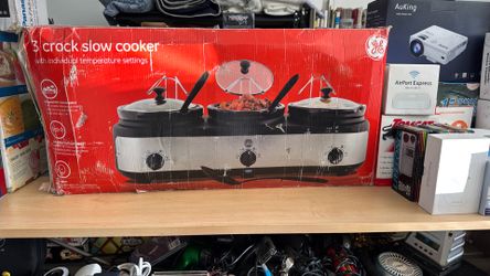 3 Slow Cooker with individual temperature