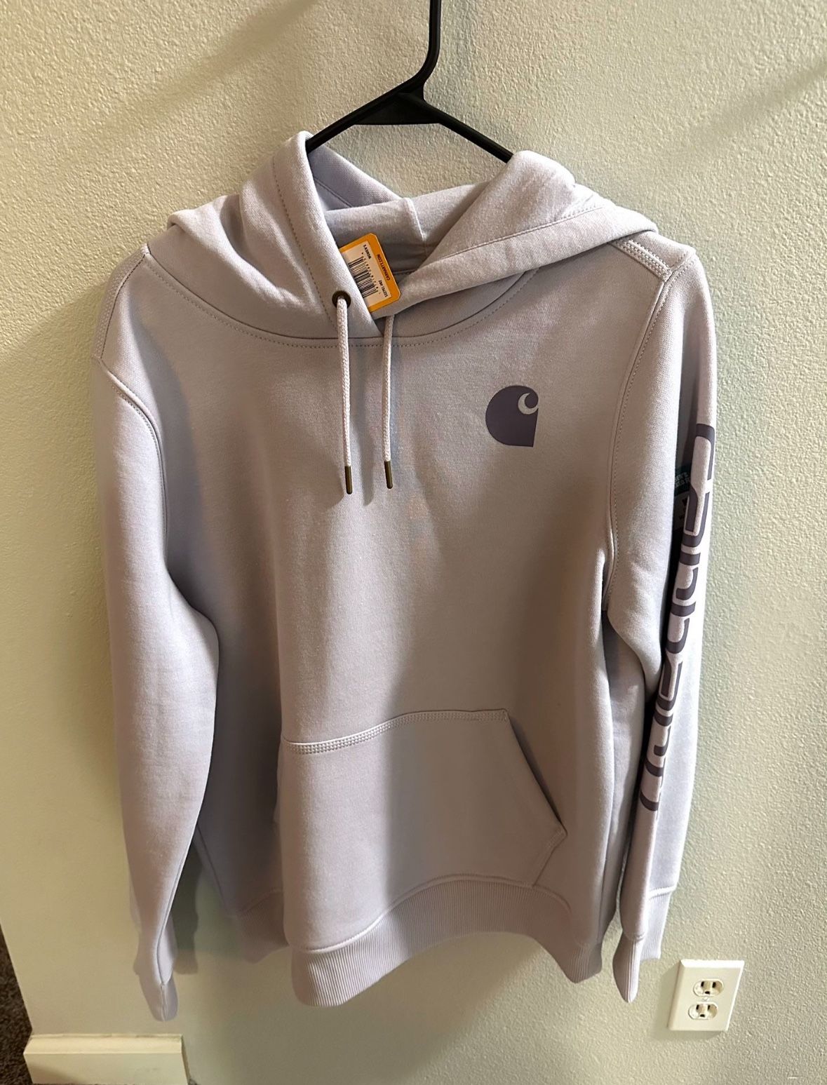 Carhartt Relaxed Fit Mid-weight Hooded Sweatshirt (Amethyst Fog, M)