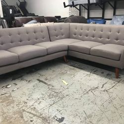 New Mid Century Modern Sectional !! Zero Down Financing !! Free Delivery !!