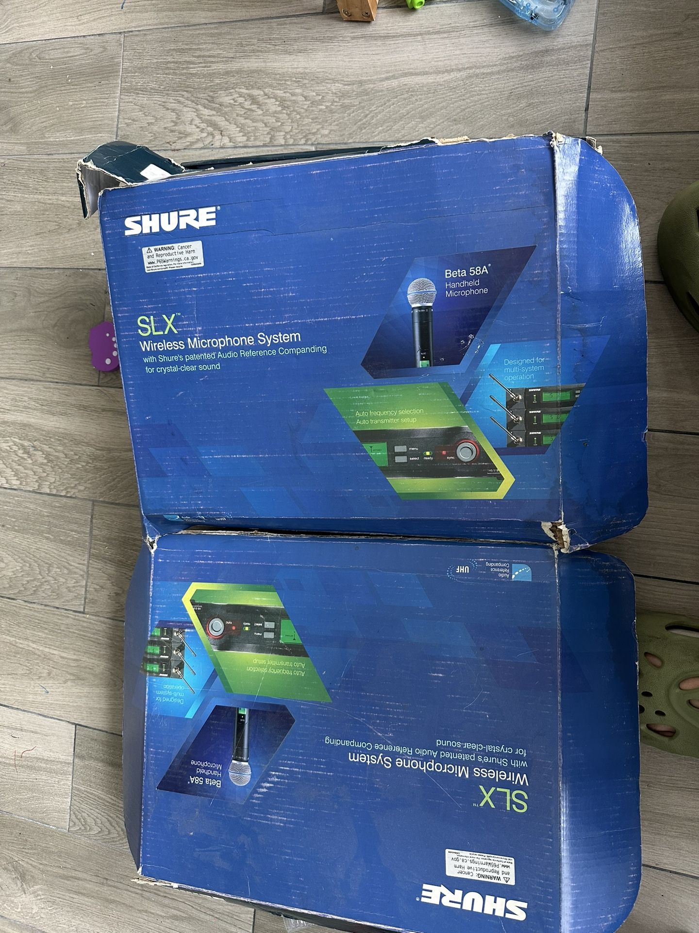 2 Shure Slxd24/Beta 58 A