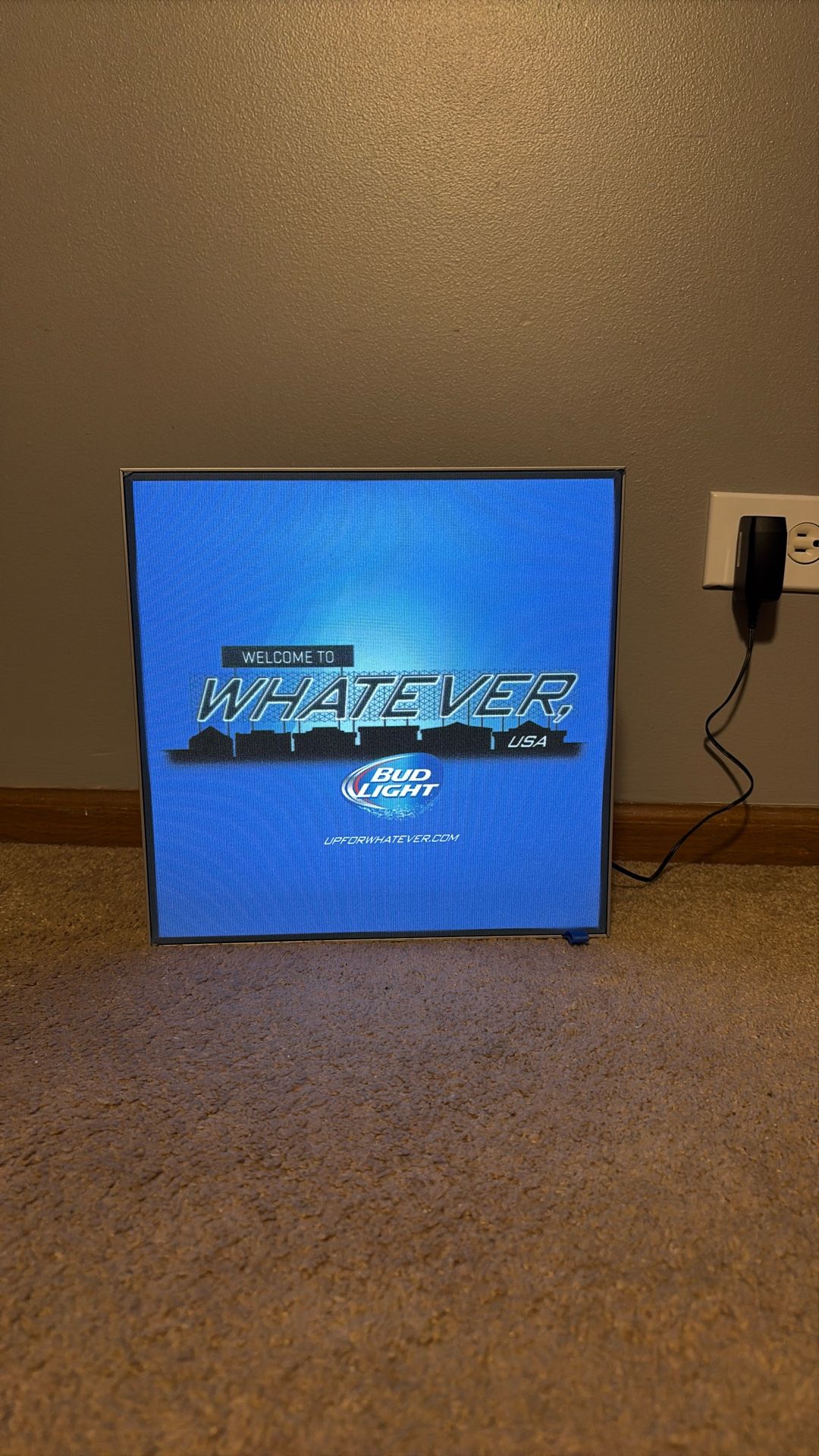 Bud Light Neon Beer Sign