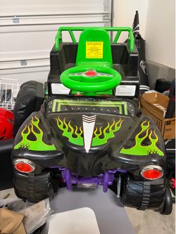 Grave digger ride for toddler