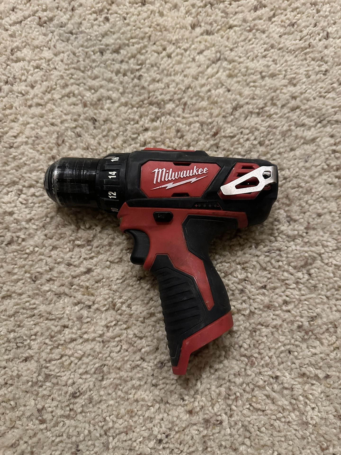 Milwaukee M12 Drill Driver (Tool-Only, Used, Good Condition)