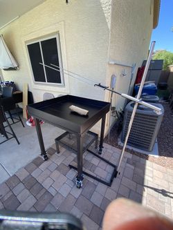 Custom Steel BBQ Grill Fabrication