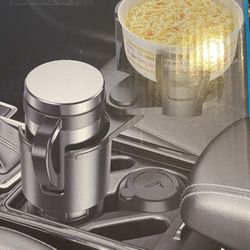 Multifunctional 2 in 1 Car Cup Holder Expander with Adjustable Base Compatible with Hydro Flask, Yeti, Nalgene, Large 32/40 Ounce Bottles, Beverage Cu