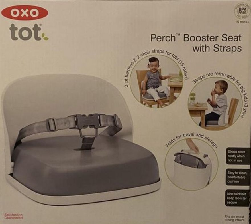Oxo Tot Perch Booster Seat With Straps 