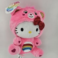 Care bears Hello Kitty Cheer Bear 9" Plush