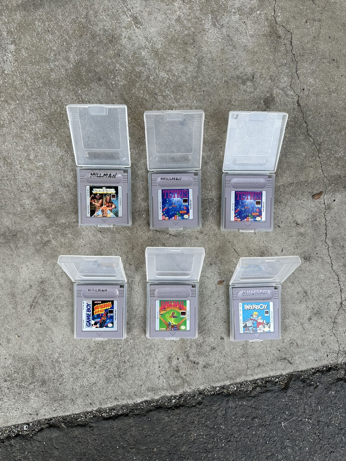 Vintage Nintendo Gameboy Games Lot of 6