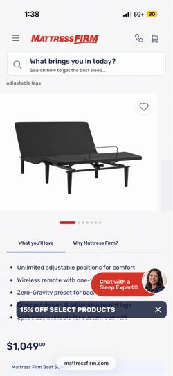 Queen bed adjustable frame