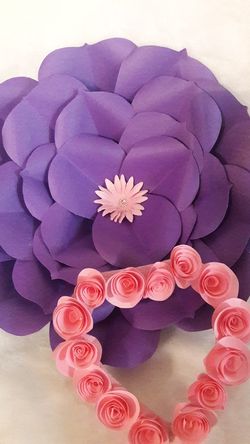 Flores decoraciones 11"