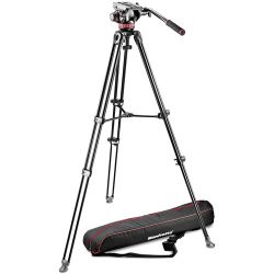Manfrotto MVK502AM-1 Professional Fluid Video Tripod System