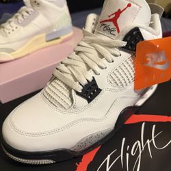 Jordan 4 White Cements 