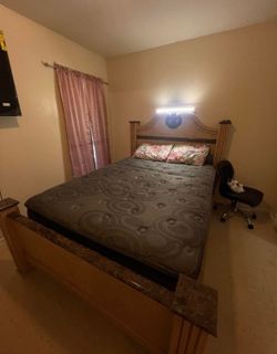 As is fair condition bed frame