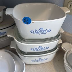 Corning Ware Vintage set of 6