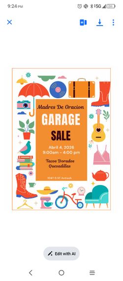 Garage sale