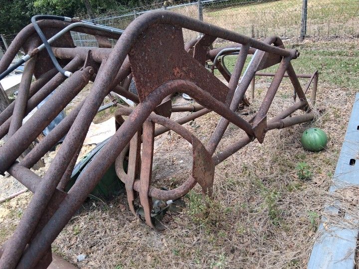 Front Load Attachment For A Old Tractor