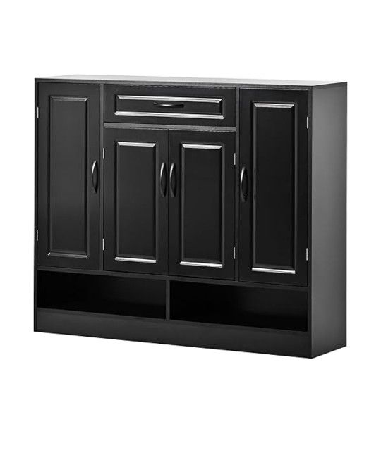 Shoe Cabinet With Storage Shelves