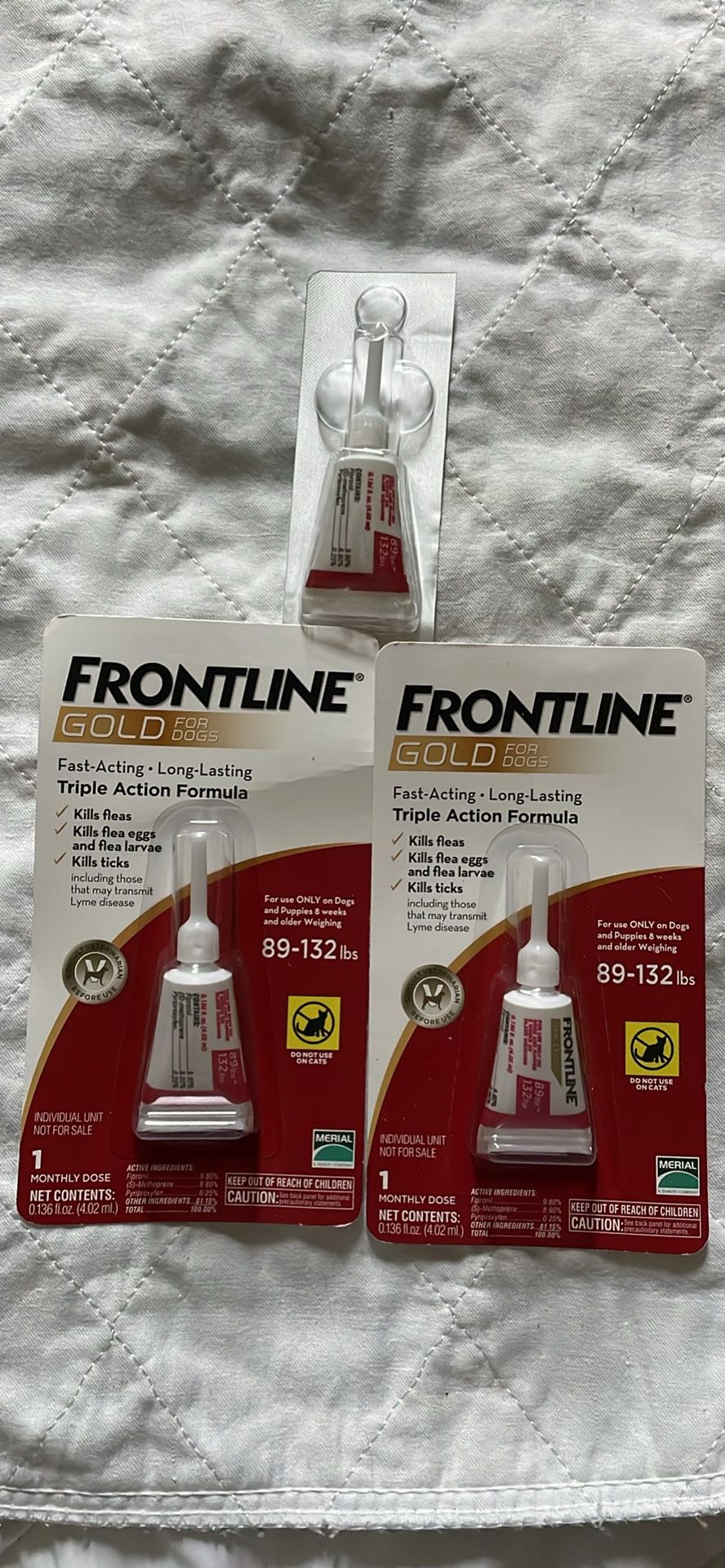 Flea And Tick Prevention For Dogs 89-132lbs