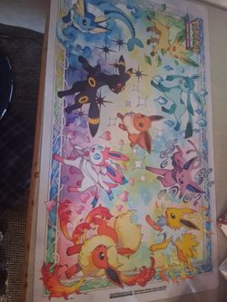 Pokémon TCG Eevee Evolutions Playmat