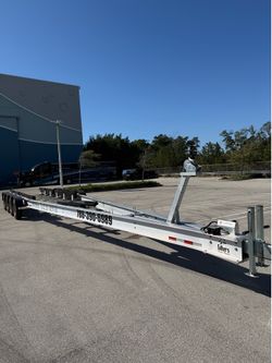 45 foot quad axle boat Trailer 28,000 LBS capacity