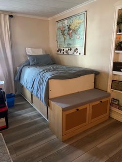IKEA BANGSUND BED + Bench