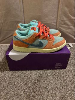 Nike Dunk Sb Orange Emerald Rise
