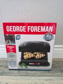 George Foreman 4-Serving Grill & Panini Press – Brand New