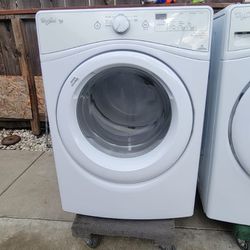 whirlpool washer and whirlpool electric dryer in good condition for sale 