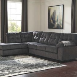 dark gray couch