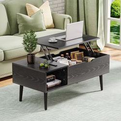 Wood Lift Top Coffee Table - New In Box