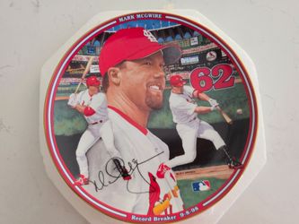 Baseball Mark McGwire Collectable Plate