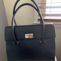 Kate Spade Black Handbag-multiple Compartments Great Condition