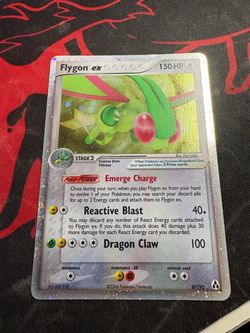 Flygon ex Pokémon Card 87/92 Holo