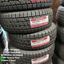 245/65/17 Landspider AT Set of Tires Installed and Balanced Set de Llantas Nuevas Instaladas y Balanceadas