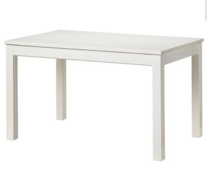 Ikea White Rectangular Dining Table