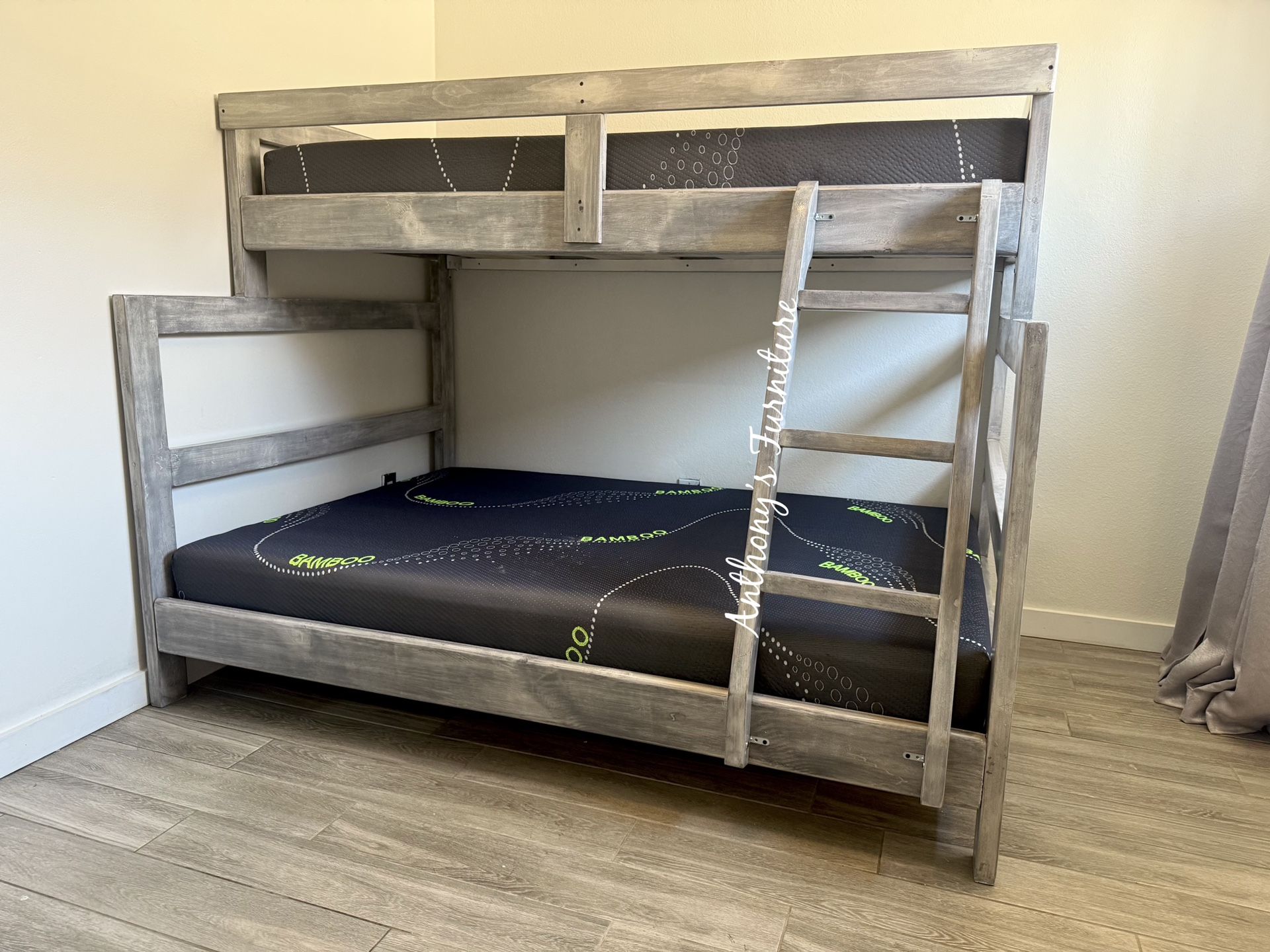 Twin Bunk Bed With Mattresses