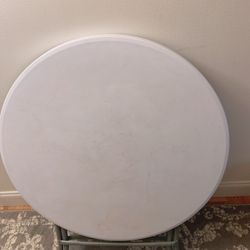 IKEA Round Table ( With Free New Tablecloth )