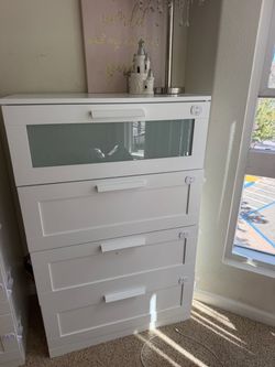 White dresser