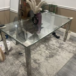 Glass Dining Room Table 