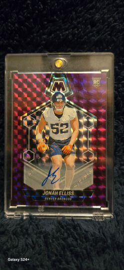Jonah Ellis purple mosaic rookie auto 40/49