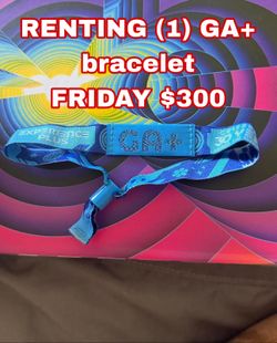 EDC 2026 (1) GA+ FRIDAY BRACELET