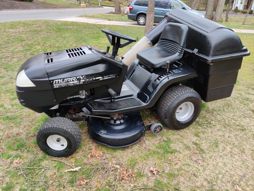 Murray lawn best sale mower bagger