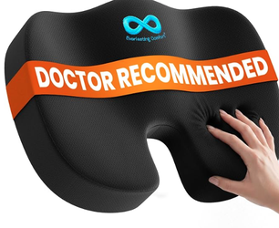 verlasting Comfort Doctor Recommended Memory Foam Seat Cushion